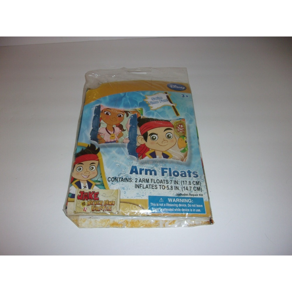 Disney Jake and the Never Land Pirates Arm Floats Swim Time Fun New
